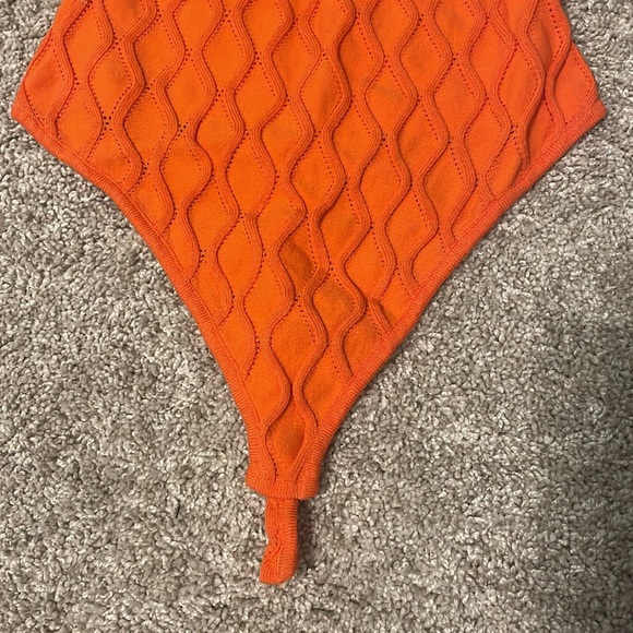 Knitted thong bodysuit - Picture 2 of 3